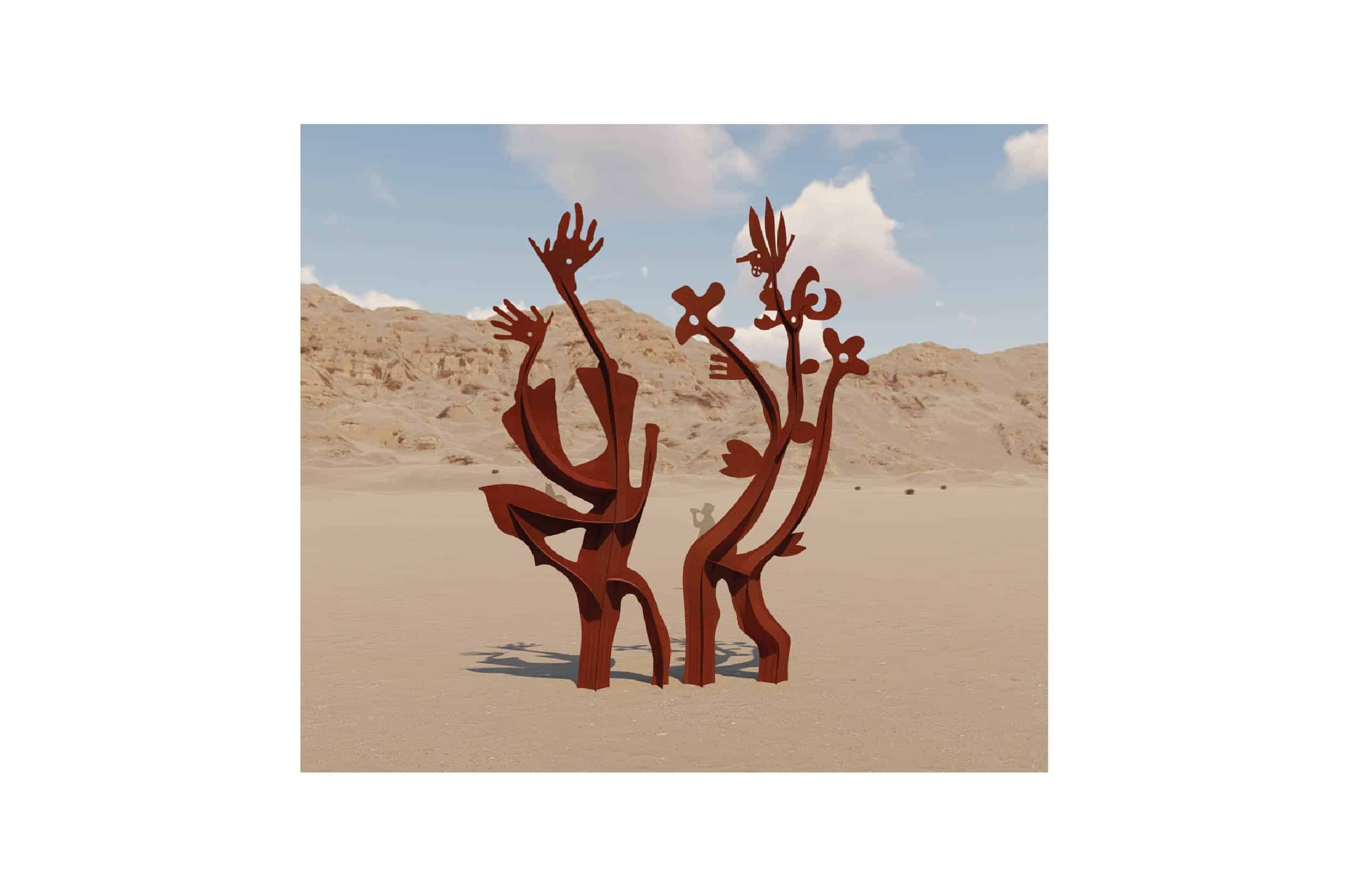 nadim karam public art in alula desert