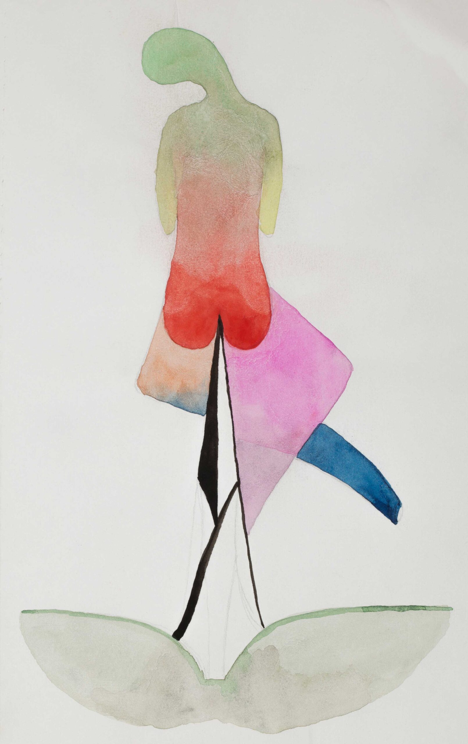 watercolor on paper nadim karam artwork