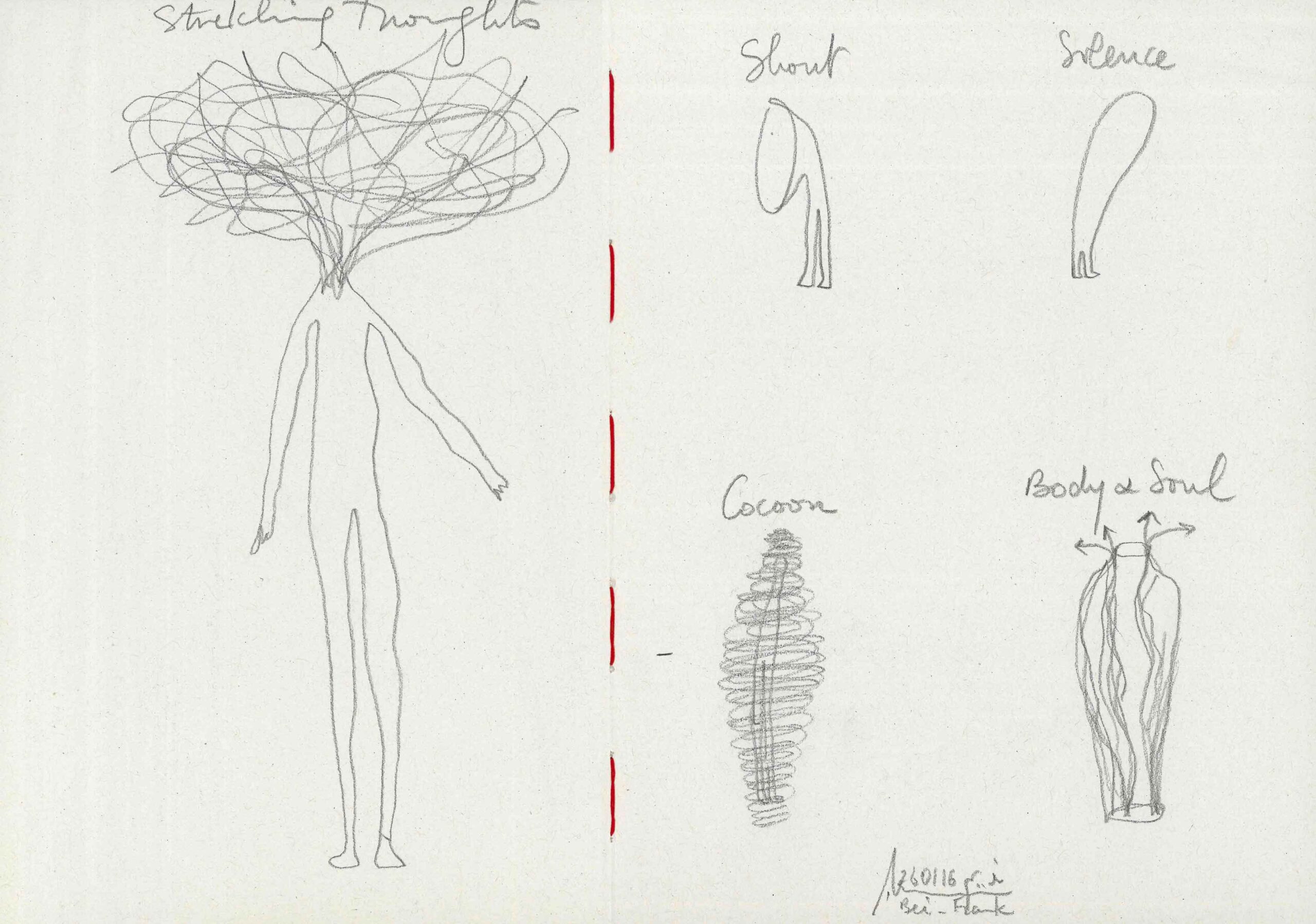 sketch nadim karam stretching thoughts