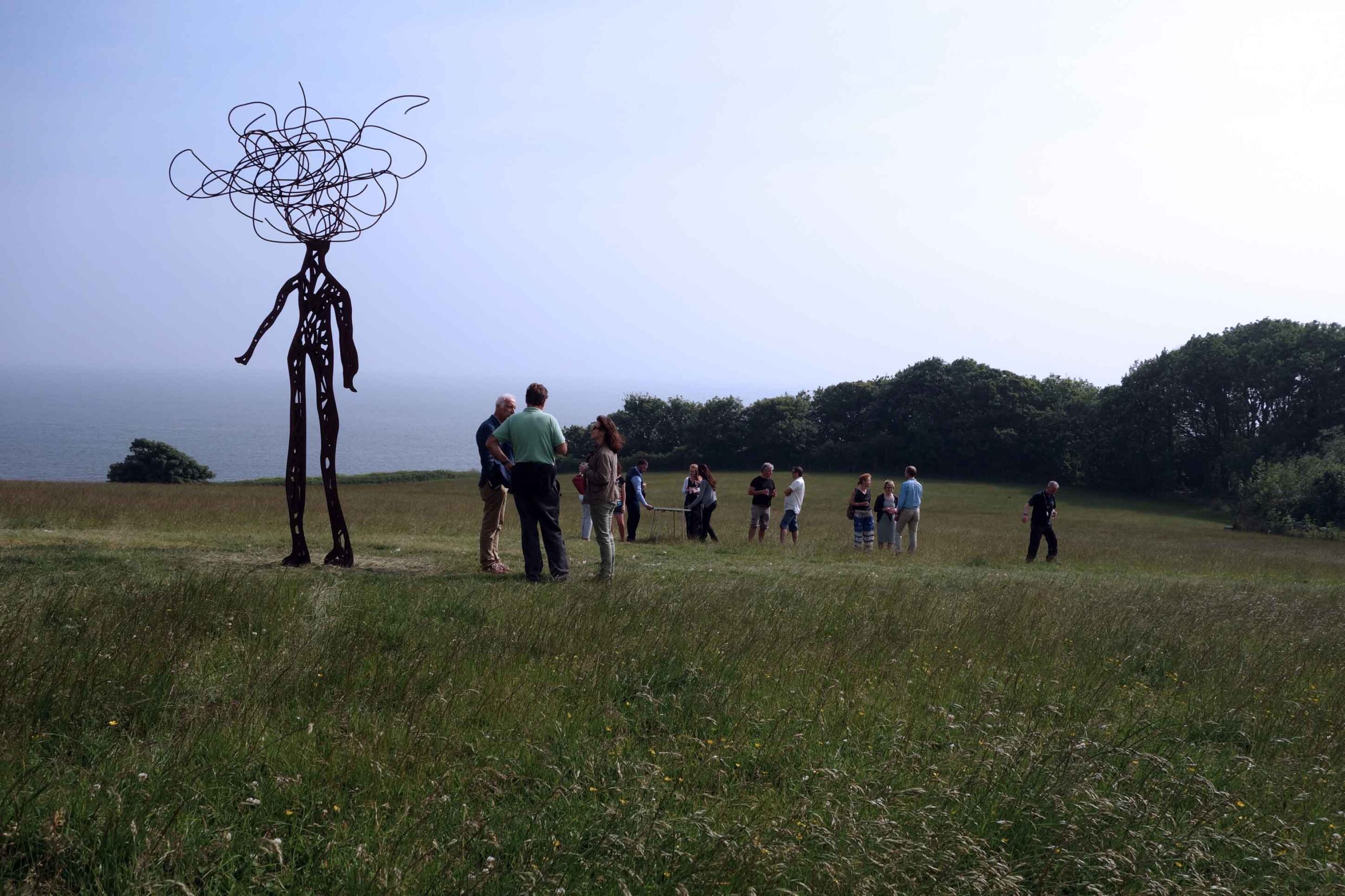 nadim karam public art at UWC Atlantic College, Wales