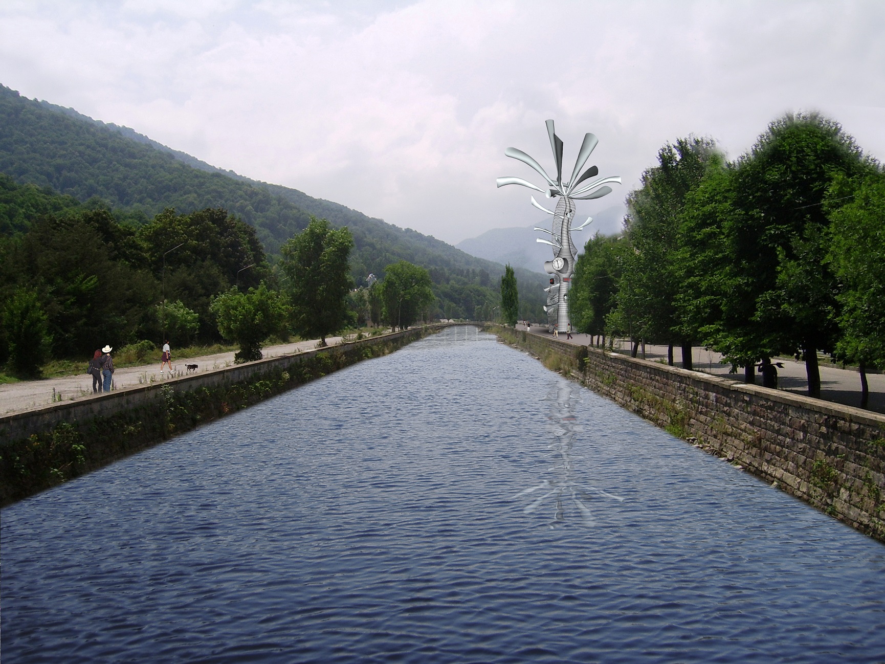 public art nadim karam urban studies Dilijan, Armenia