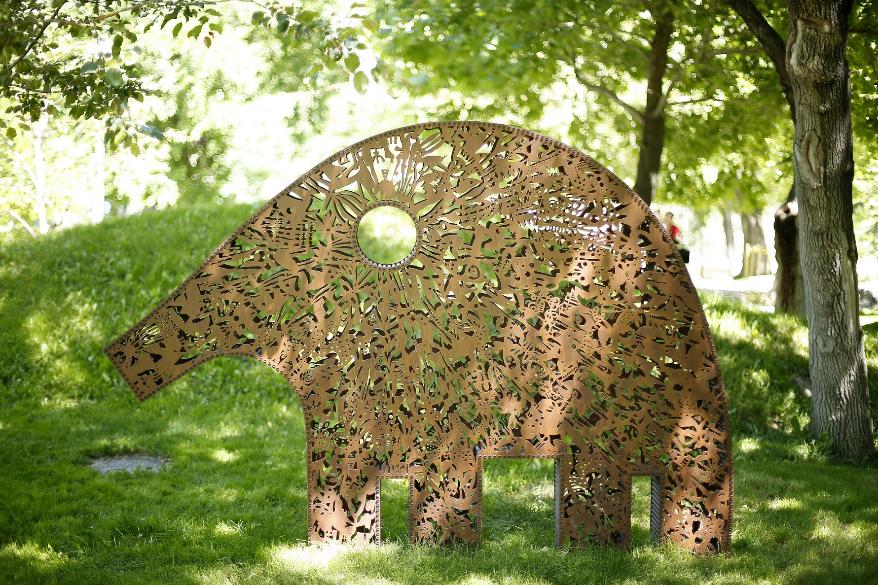 nadim karam elephant installation in Armenia