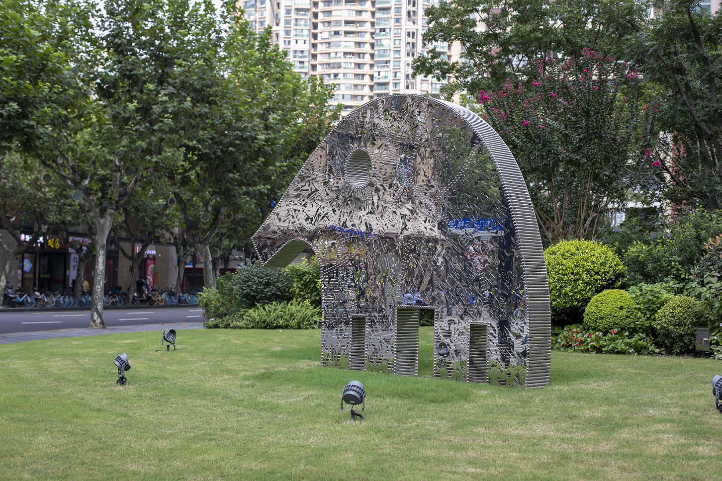 elephant installation nadim karam in china