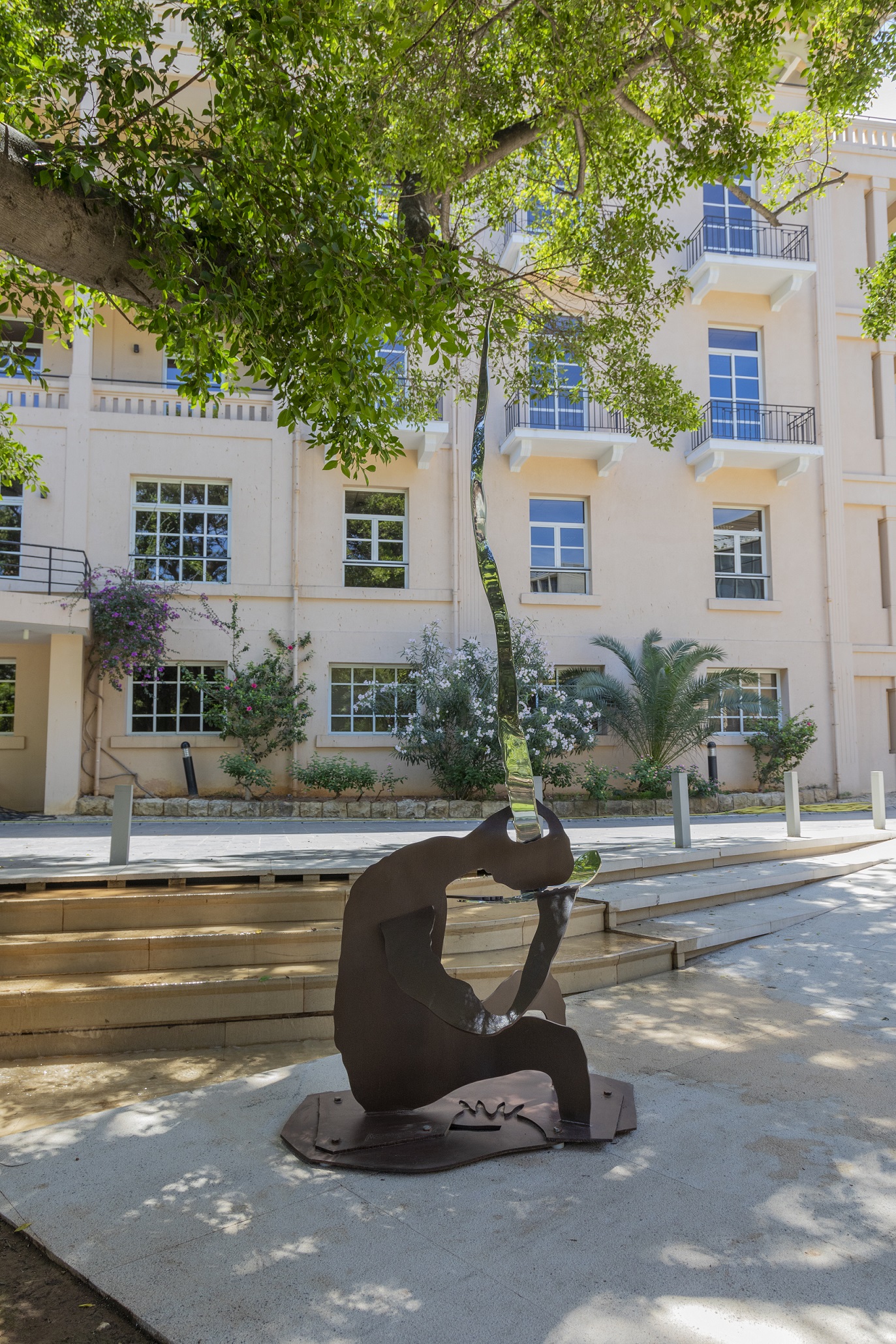 sculpture of nadim karam in beirut