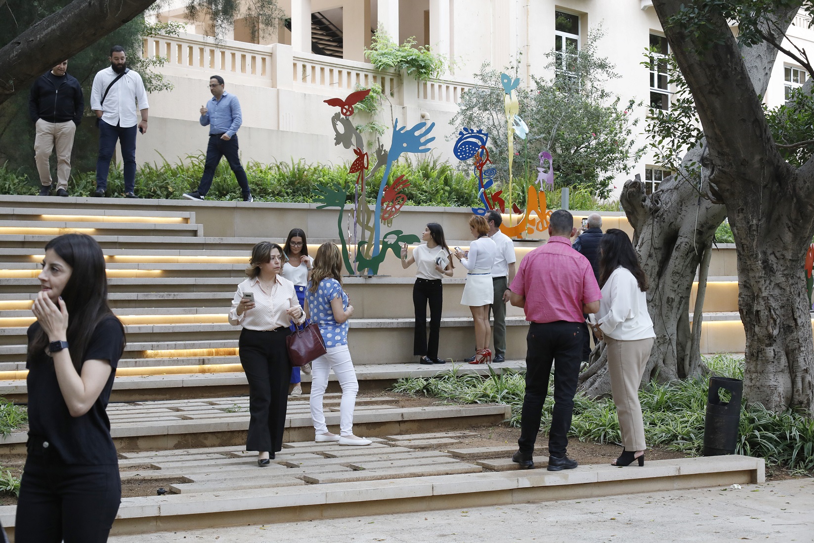 Nadim Karam exhibition public art sculpture