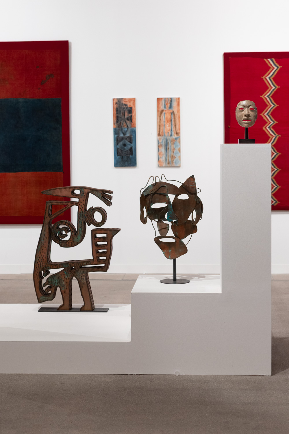 exhibition art Abu Dhabi nadim karam sculptures