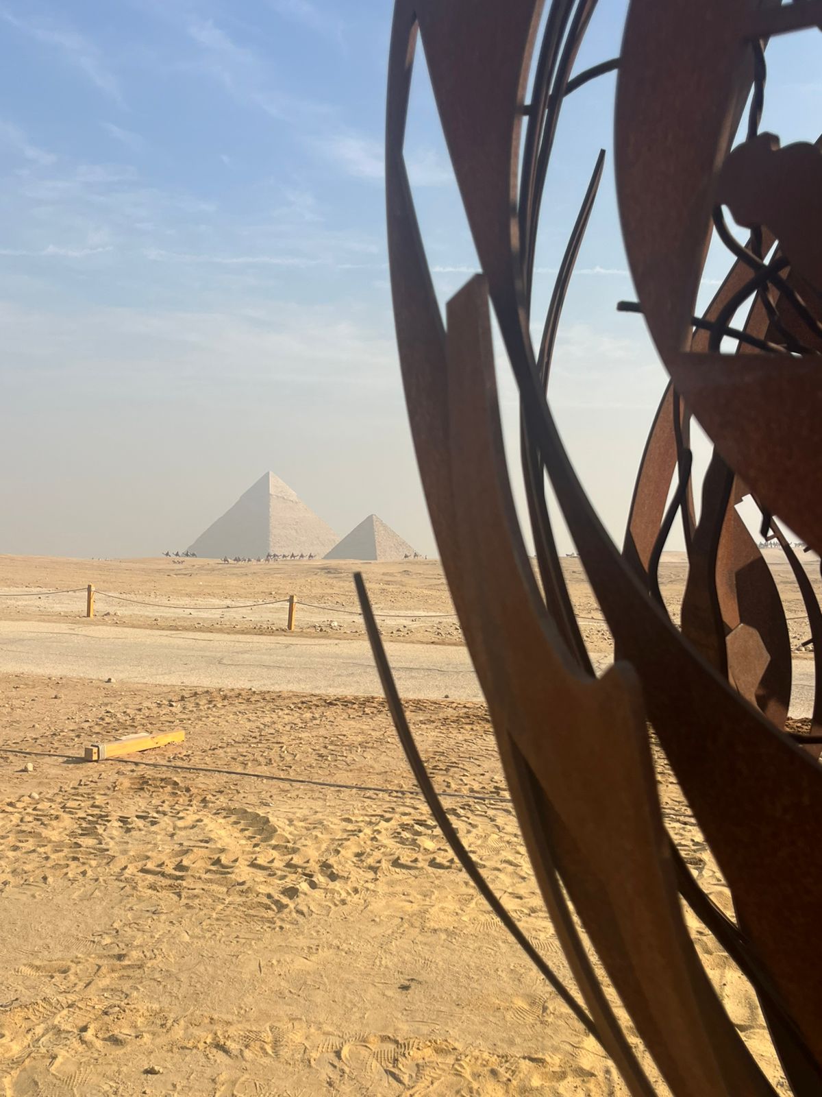 Nadim Karam Desert Flowers Art D'Egypte Sculptures public art